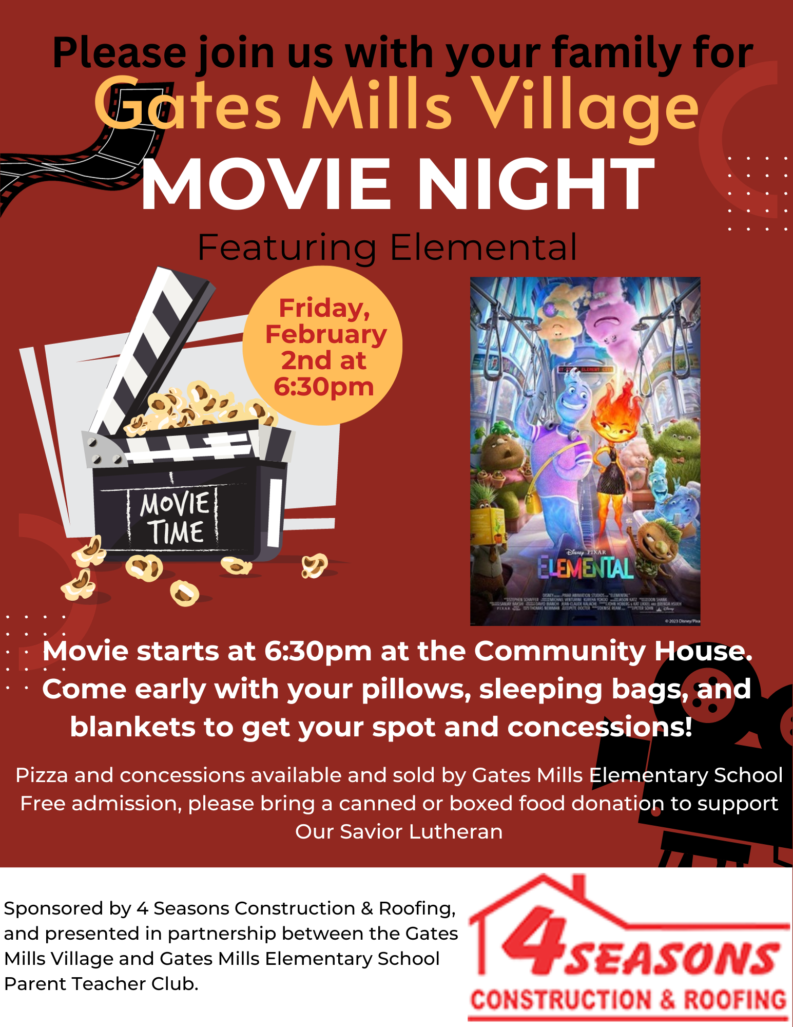 News Article MOVIE NIGHT Featuring Disney/Pixar's "ELEMENTAL